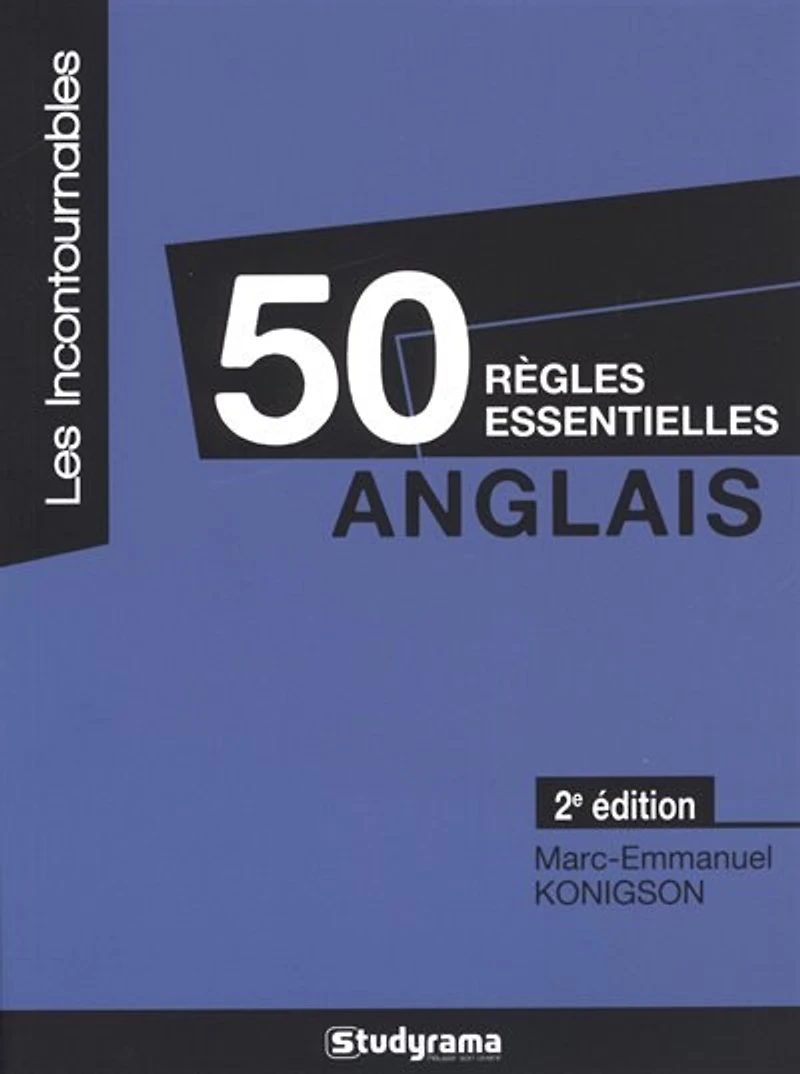 50 règles essentielles anglais