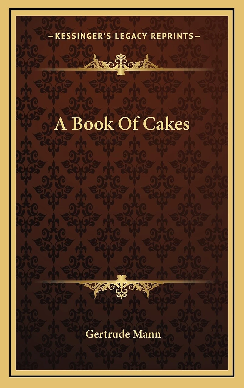A Book Of Cakes