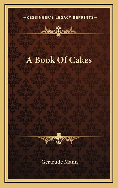 A Book Of Cakes