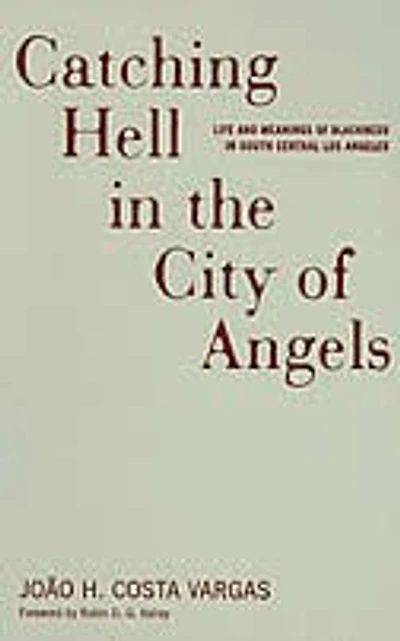 Catching Hell The City Of Angels: Life And Meanings Blackness South Central Los Angeles