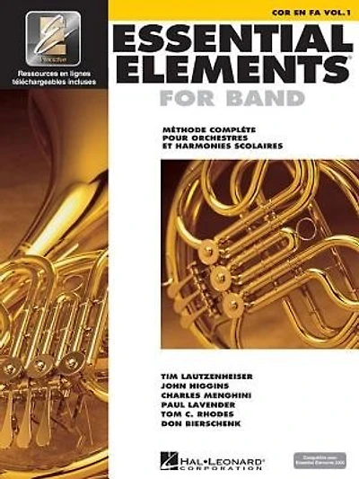 Essential Elements for Band avec EEi Vol. 1 - Cor en Fa Book/Online Audio