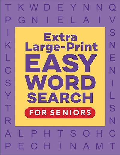 Extra Large-print Easy Word Search For Seniors