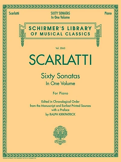 60 Sonatas, Books 1 and 2: Schirmer Library of Classics Volume 2063