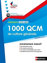 1 000 QCM de culture générale 2024/2025 - EPUB
