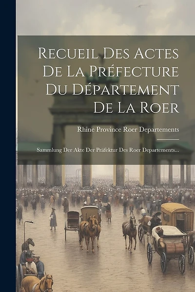 Recueil Des Actes De La Préfecture Du Département De La Roer: Sammlung Der Akte Der Präfektur Des Roer Departements...