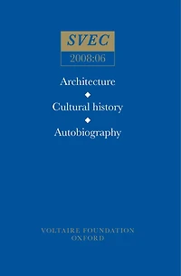 Architecture, Cultural History, Autobiography
