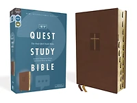 NIV, Quest Study Bible, Hardcover, Blue, Comfort Print: The Only Q and A Bible