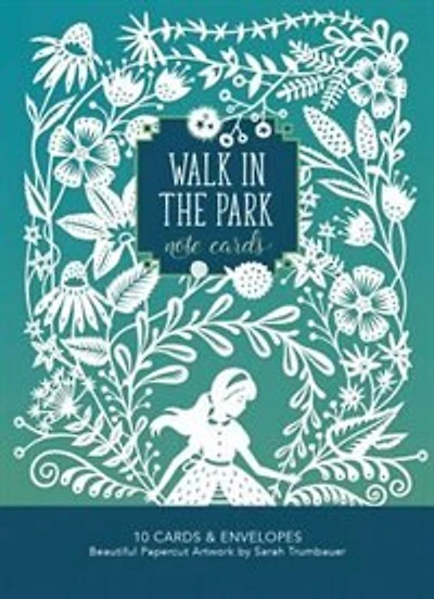 Walk In The Park Note Cards: 10 Cards & Envelopes Artwork By Sarah Trumbauer