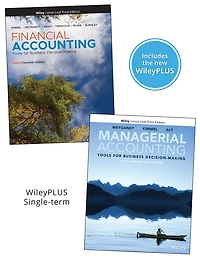 Financial Accounting, 8CE WileyPLUS Card Loose-leaf with Managerial Accounting 6CE WileyPLUS Card Loose-leaf Multi-Term