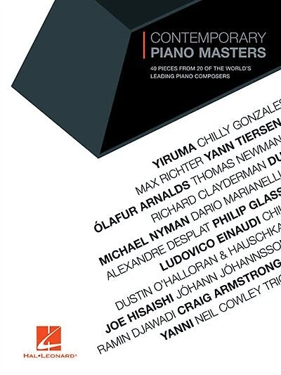 Contemporary Piano Masters: 40 Pieces From 20 Of The World's Leading Piano Composers