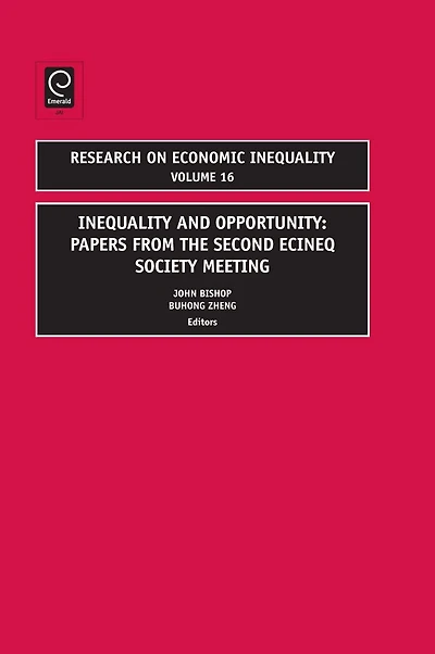 Inequality and Poverty: Papers from the Second Ecineq Society Meeting