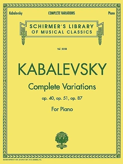 Complete Variations: Schirmer Library of Classics Volume 2038 Piano Solo