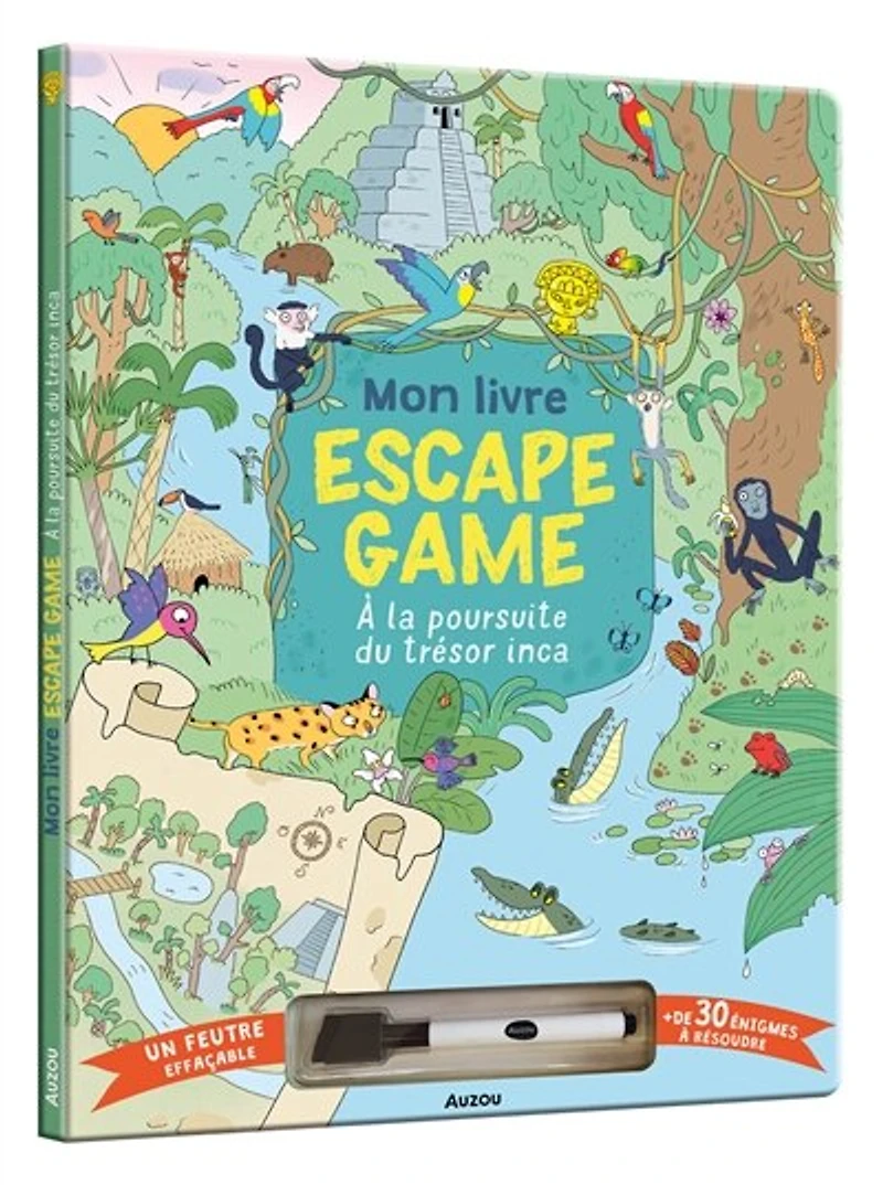 A la poursuite du trésor inca: mon livre escape game