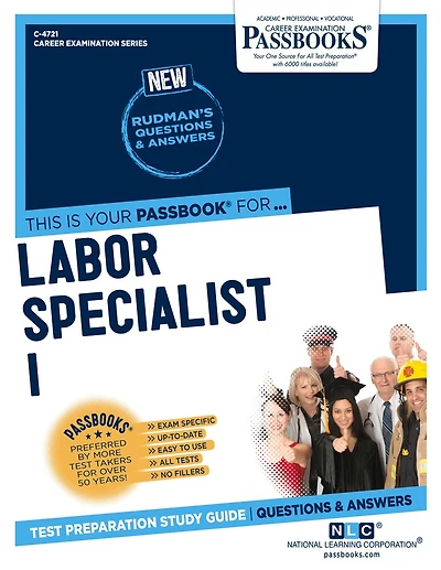 Labor Specialist I (C-4721): Passbooks Study Guide