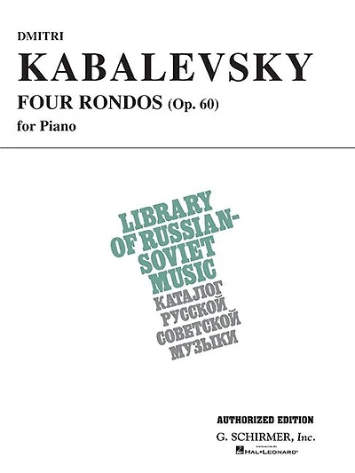 4 Rondos, Op. 60 (Vaap Edition): Piano Solo