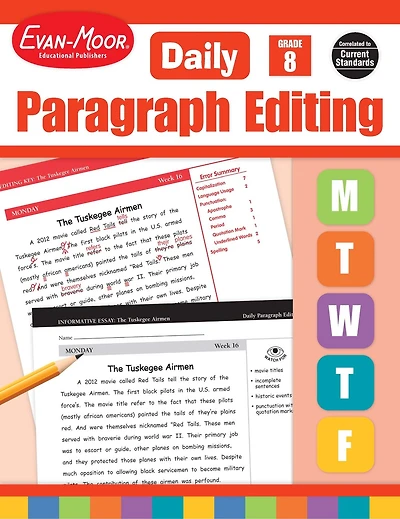 Daily Paragraph Editing Grade 8 Te