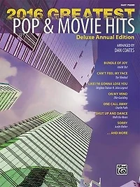 2016 Greatest Pop and Movie Hits: Easy Piano