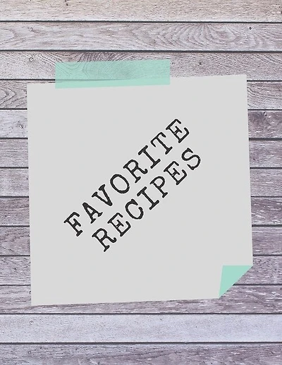 Favorite Recipes: Deluxe Recipe Binder