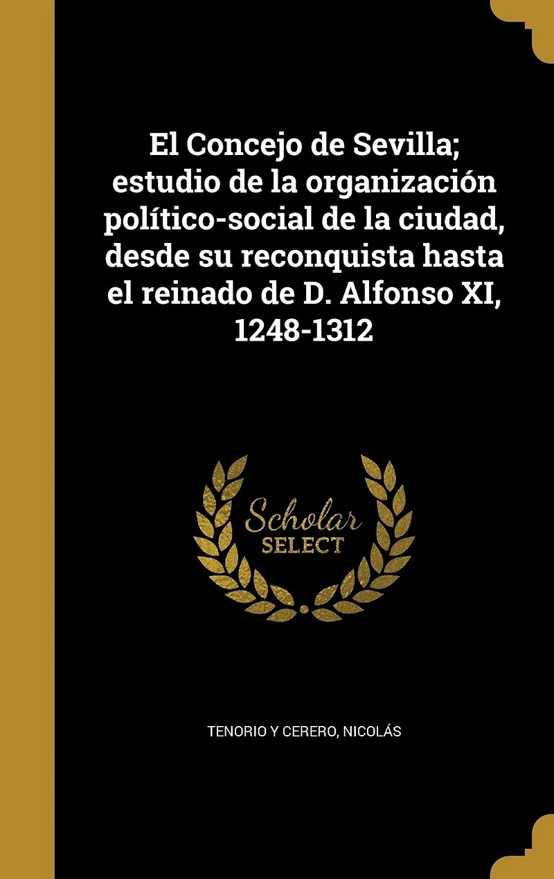 el Concejo de Sevilla; estudio la organización político-social ciudad, desde su reconquista hasta reinado D. Alfonso XI, 1248-1312