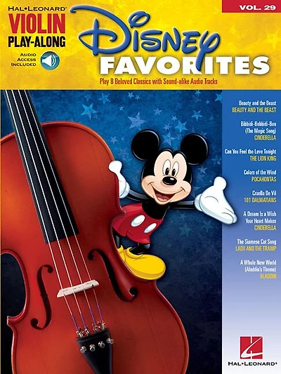 Disney Favorites: Violin Play-along Volume 29