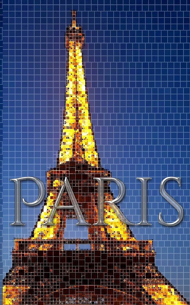 Paris eiffel tower Mosaic creative blank journal sir Michael Huhn designer edition: