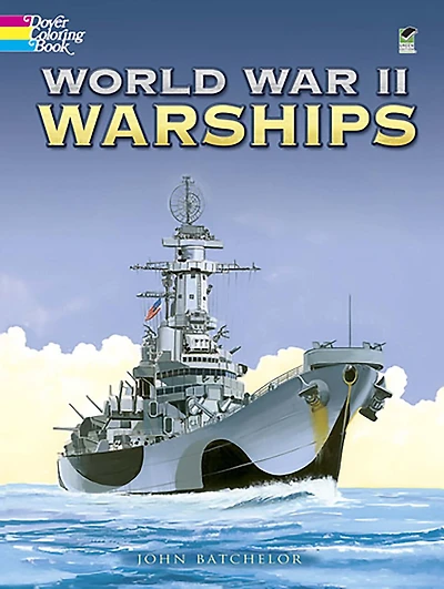 World War II Warships Coloring Book