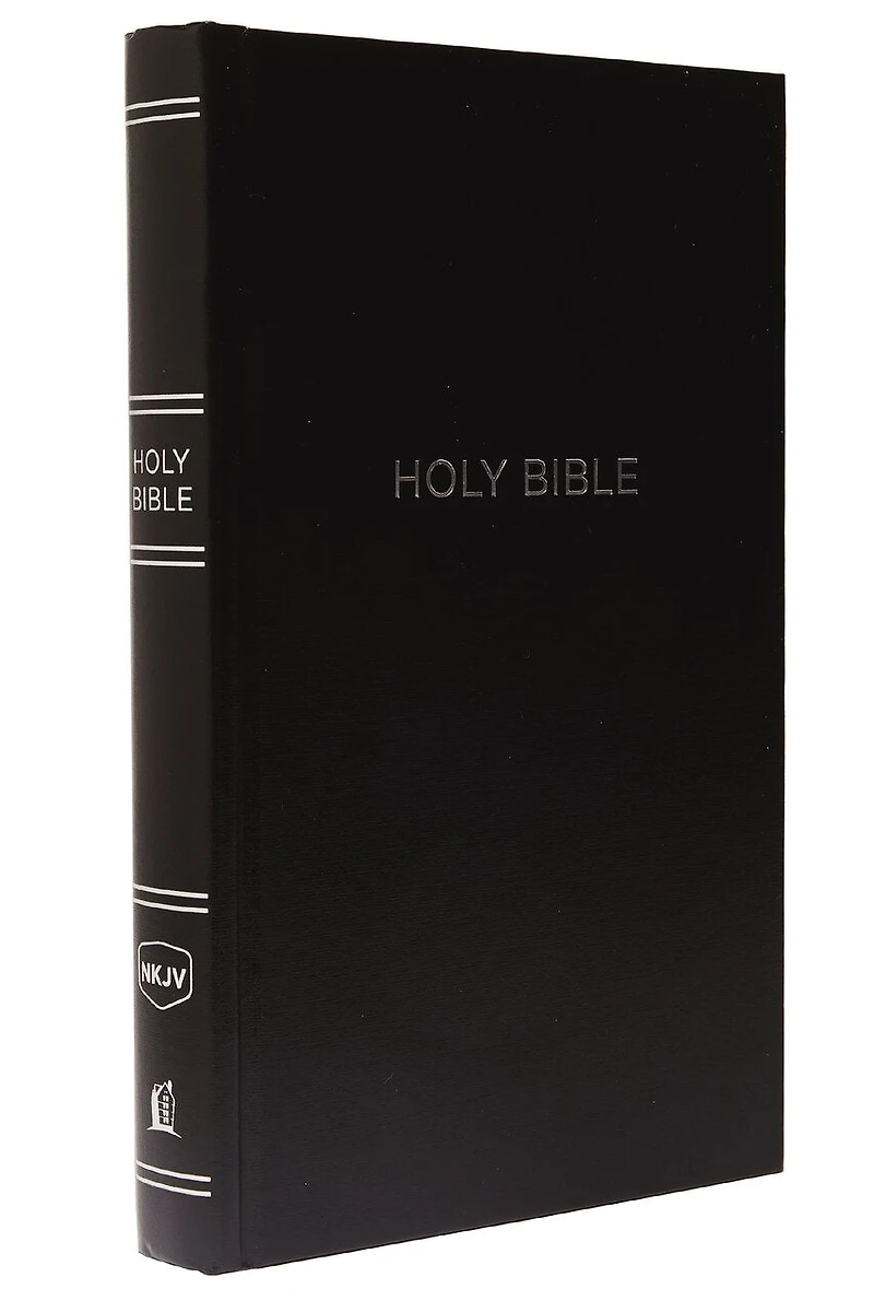NKJV, Pew Bible, Hardcover, Burgundy, Red Letter, Comfort Print: Holy New King James Version