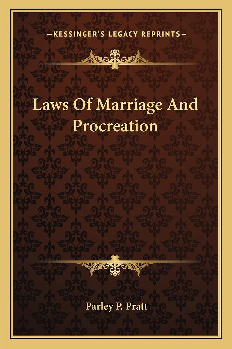 Laws Of Marriage And Procreation