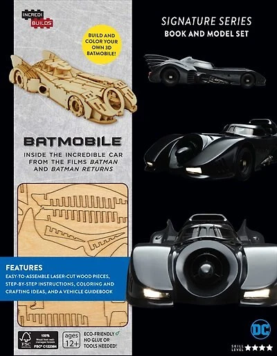 Incredibuilds: Batmobile Signature Series Book And Model Set