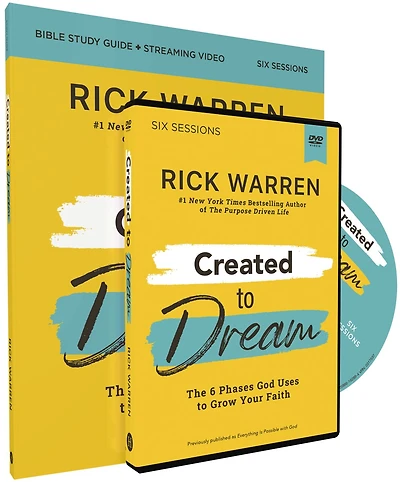 Created to Dream Study Guide with DVD: The 6 Phases God Uses to Grow Your Faith