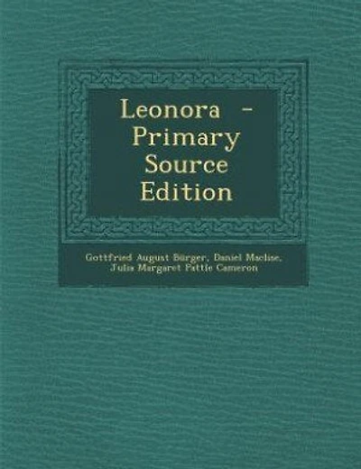 Leonora  - Primary Source Edition