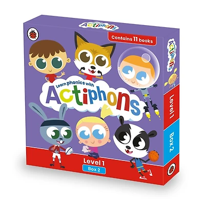 Actiphons Level 1 Box 2: Books 13-23: Learn Phonics And Get Active With Actiphons!