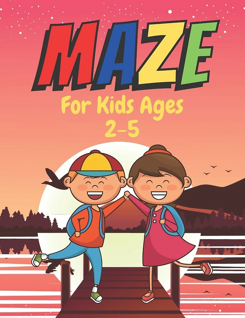 MAZE For Kids Ages 2-5: A challenging and fun maze for kids by solving mazes