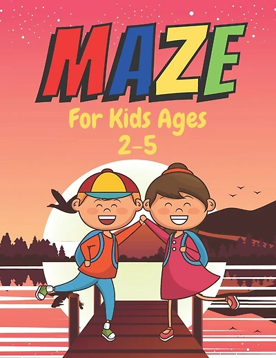MAZE For Kids Ages 2-5: A challenging and fun maze for kids by solving mazes
