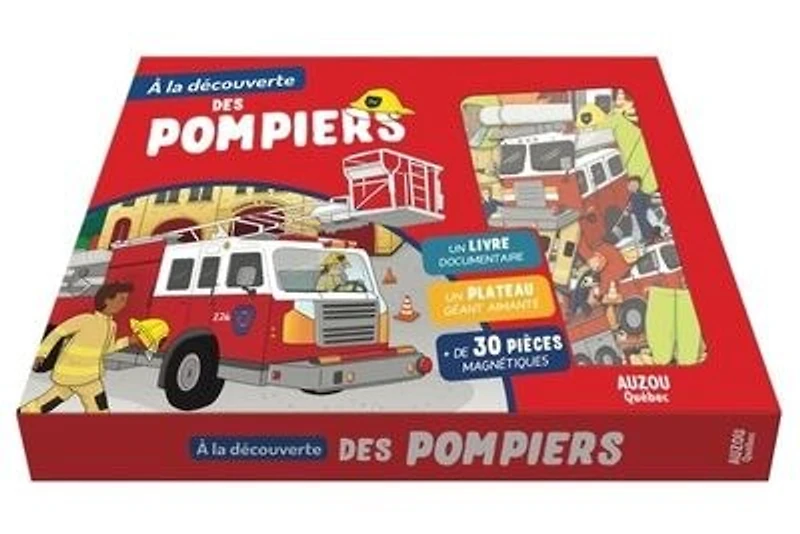 À la découverte des pompiers : Coffret édition québec: Coffret édition québec