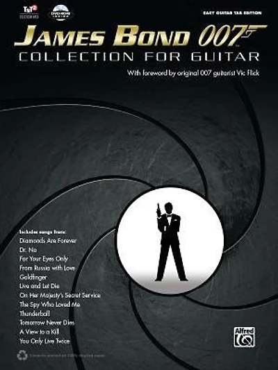 James Bond 007 Collection for Guitar: Easy Guitar Tab, Book and DVD-ROM