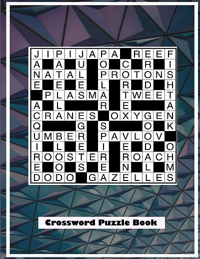 Crossword Puzzle Book: Cross Words Activity Puzzlebook For Adults - 24 Puzzles (US Version)