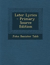 Later Lyrics