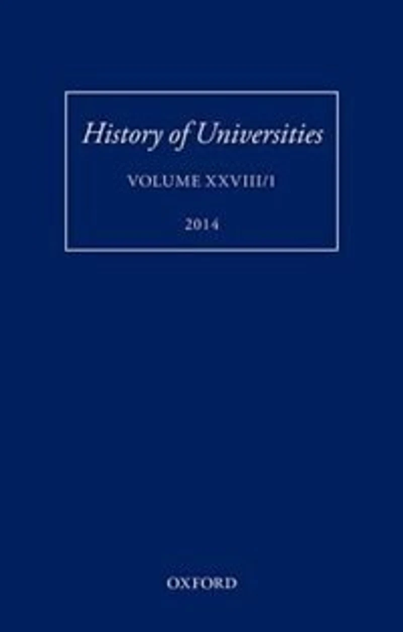 History of Universities: Volume XXVIII/1