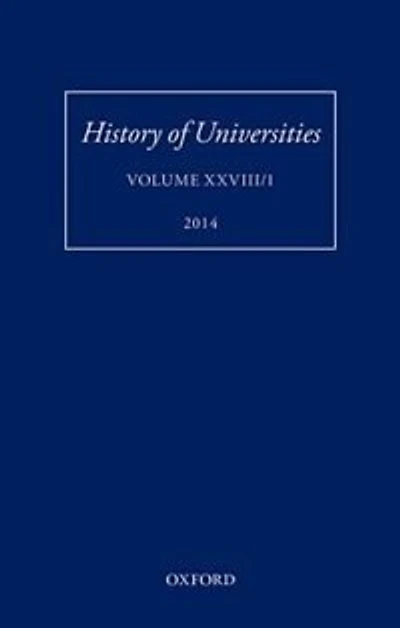History of Universities: Volume XXVIII/1