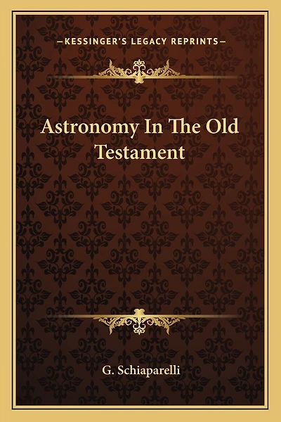 Astronomy In The Old Testament