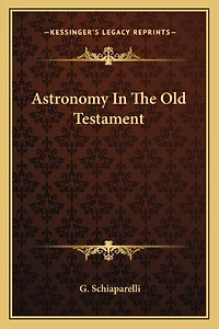 Astronomy In The Old Testament