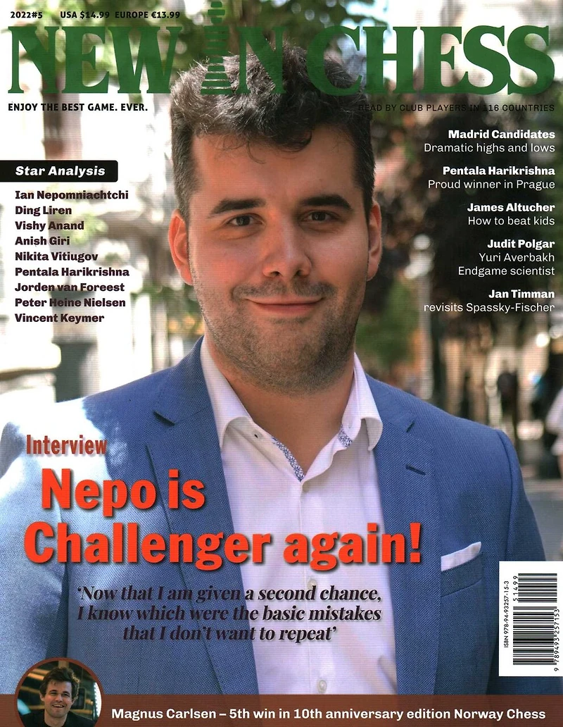 New Chess Magazine 2022/8: The World's Premier Read By Club Players 116 Countries