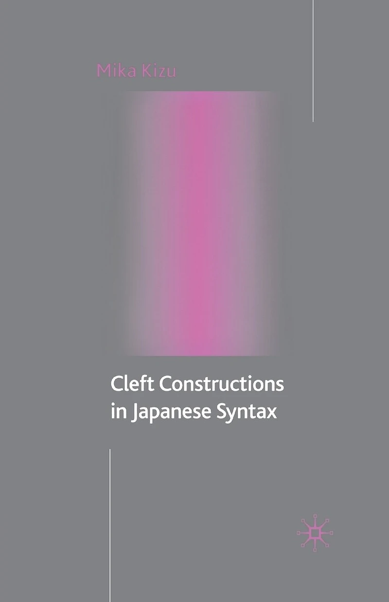 Cleft Constructions Japanese Syntax
