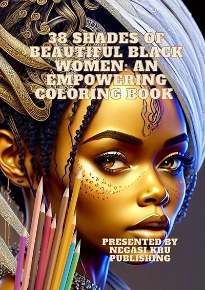 Shades of Beauty: Coloring Book of Lifelike AI-Generated Beautiful African Women
