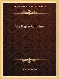The Higher Criticism
