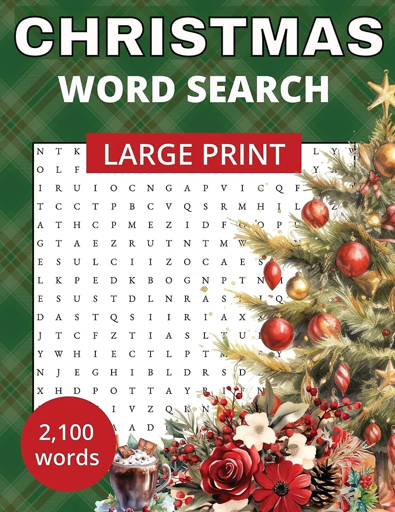 Christmas Word Search: 100 themed puzzles Large Print puzzles for adults and seniors