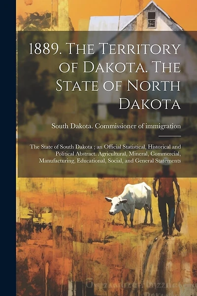 1889. The Territory of Dakota. The State of North Dakota; the State of South Dakota; an Official Statistical, Historical and Political Abstract. Agricultural, Mineral, Commercial, Manufacturing, Educational, Social, and General Statements