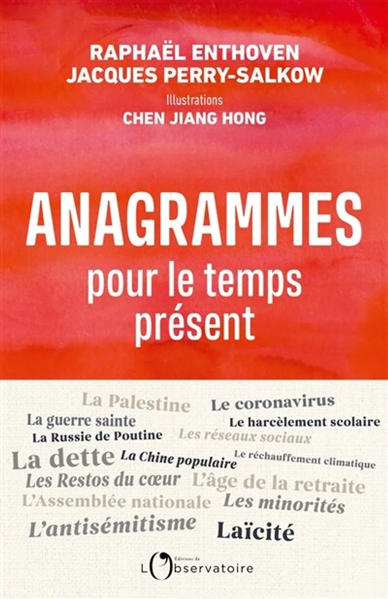 ANAGRAMMES POUR LE TEMPS PRÉSENT