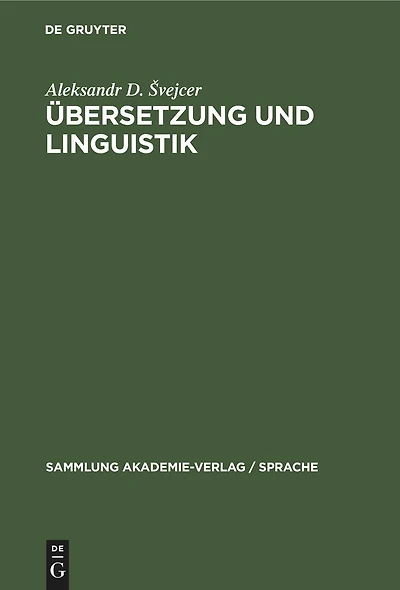 Übersetzung und Linguistik